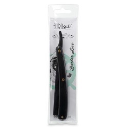 NAVALLA NEGRE BARBER LINE MÀNEC PLÀSTIC