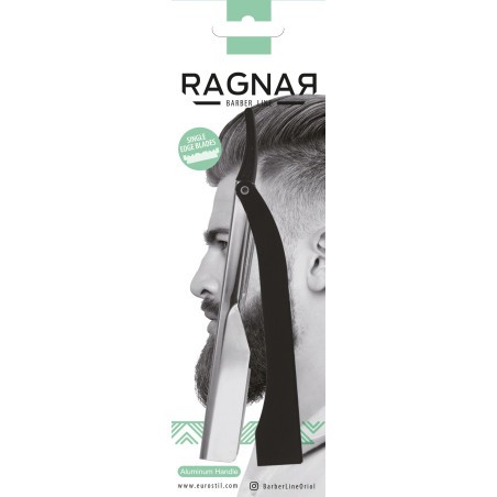 NAVALLA RAGNAR MÀNEC METALICO NEGRE