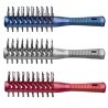 PACK DE 24 UNITATS RASPALL ESQUELET DOBLE MÀNEC GOMA TUNEL COLORS