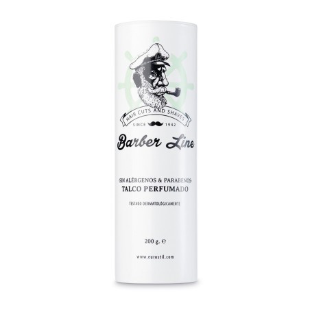TALC BARBER LINE 200GR.