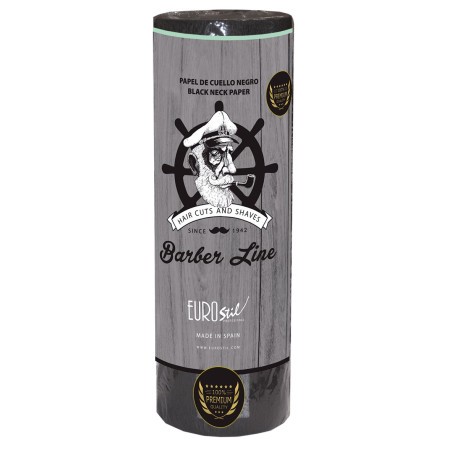 PACK 5 ROTLLOS PAPER NEGRE COLL BARBER LINE