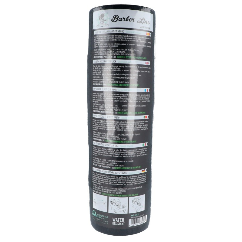PACK 5 ROTLLOS PAPER NEGRE COLL 80 SERVEIS