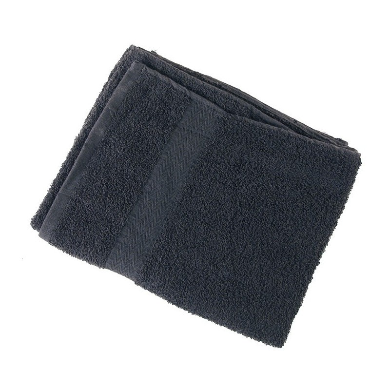 TOVALLOLA 100% COTÓ 40X80 380 GRS/M2 NEGRA