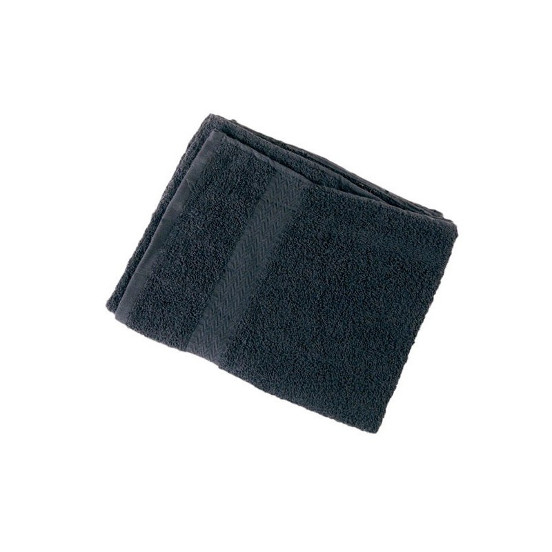 TOVALLOLA 50X90 NEGRE RESISTENT AL LLEIXIU 100% COTÓ