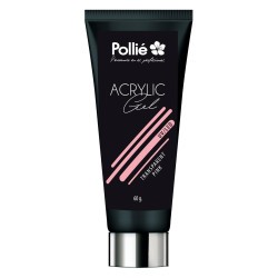 ACRYLIC-GEL TRANPARENT PINK 60 GRAMS