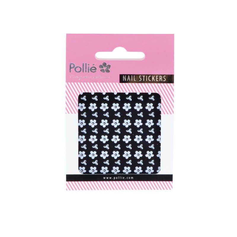 ADHESIUS 3D FLORS BLANQUES NAIL ART