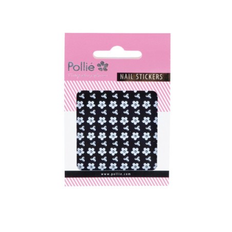 ADHESIUS 3D FLORS BLANQUES NAIL ART
