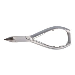 ALICATE PEDICURA RECTA DOBLE MOLLA 14CM
