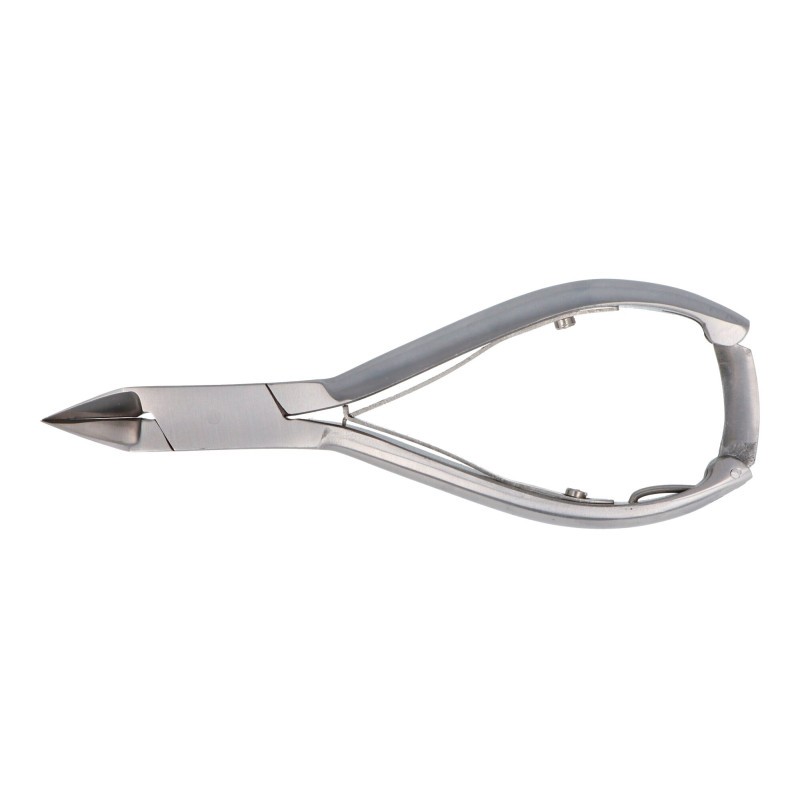 ALICATE PEDICURA RECTA DOBLE MOLLA 14CM