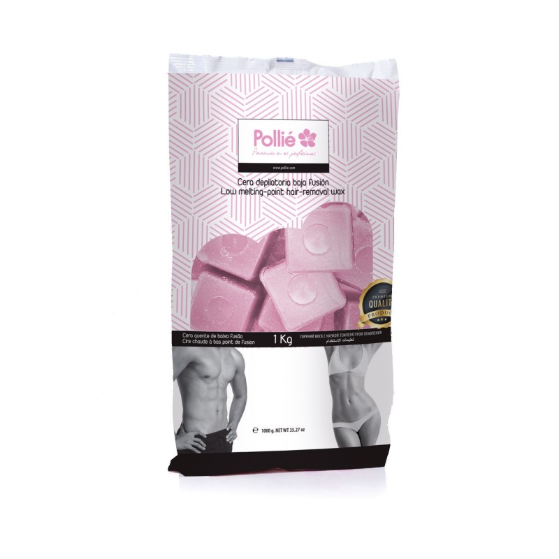 BOSSA 1KG. CERA ROSA PASTILLES BAIXA FUSIÓ