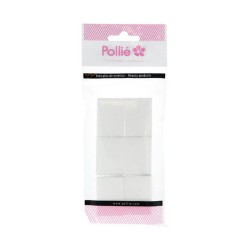 BOSSA 6 MINI BLOC 2 CARES 120/120 BLANC