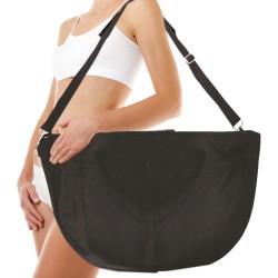 BOSSA PORTA UTENSILIS NEGRA 55X37X18CM