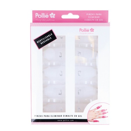 CLIPS BLANCS SOAK OFF REMOURE 10 UNITATS