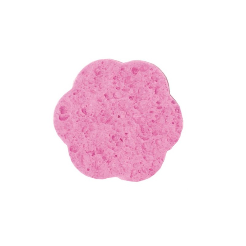 ESPONJA ROSA DESMAQUILLATGE CEL·LULOSA 70MM A GRANEL