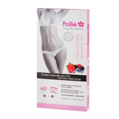 ESTOIG 20 BANDES CERA CORPORAL FRUITS VERMELLS
