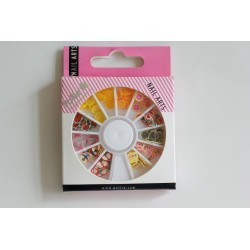FIMO NAIL ART FLORS I FRUITES RODA 144 UNITATS