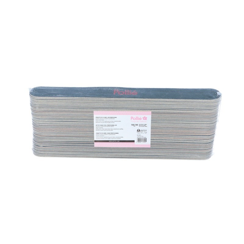 PACK 50 LLIMES AMERICANA NEGRA 178MM