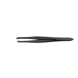 PINÇA DEPILAR 9 CM. NEGRA PUNTA RECTA