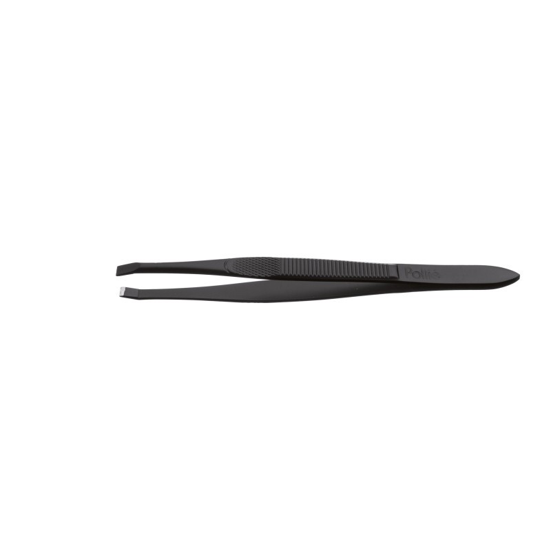 PINÇA DEPILAR 9 CM. NEGRA PUNTA RECTA
