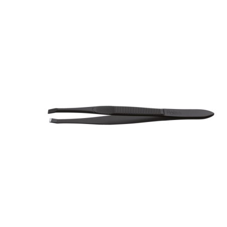 PINÇA DEPILAR 9 CM. NEGRA PUNTA RECTA