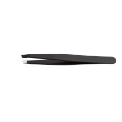 PINÇA DEPILAR INOX. NEGRA 9 CM