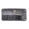 SET 15 PINZELLS NAIL ART + 5 DOBLE PUNTA METALL