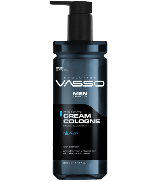 VASSO AFTER SHAVE CREAM COLOGNE BLUE ICE 330ML