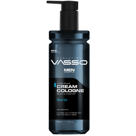 VASSO AFTER SHAVE CREAM COLOGNE BLUE ICE 330ML