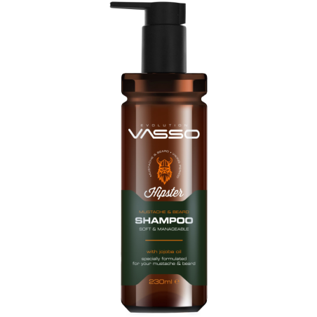VASSO BEARD & MUSTACHE SHAMPOO 260ML