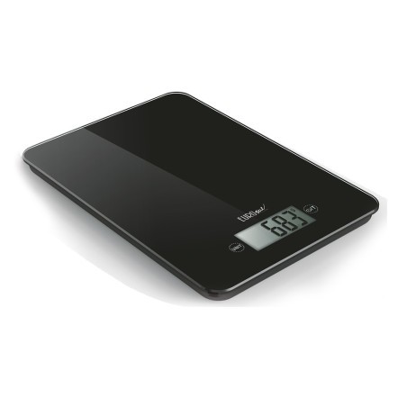 BALANÇA DIGITAL NEGRA RECTANGULAR 5 KG.(1 GRAM)