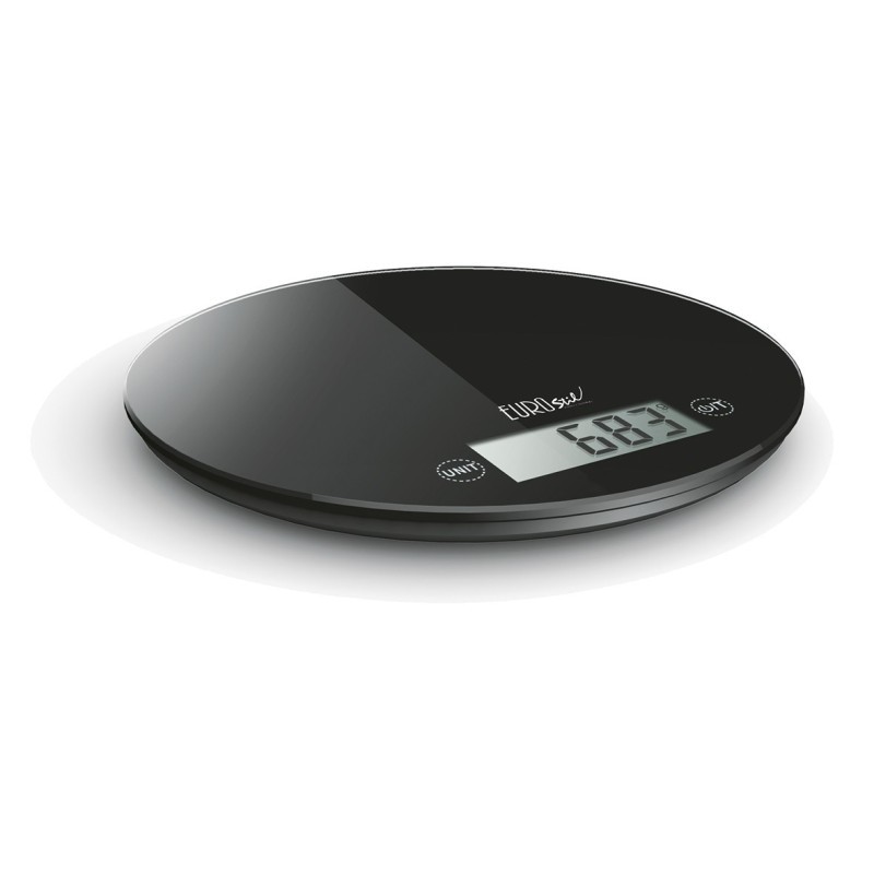 BALANÇA DIGITAL NEGRA RODONA 5 KG.(1 GRAM)