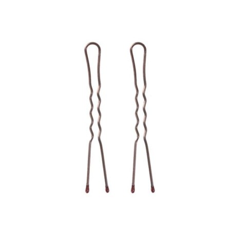 CAIXA 200 GRAMS FORQUETES ONDULADES BRONZE 50 MM