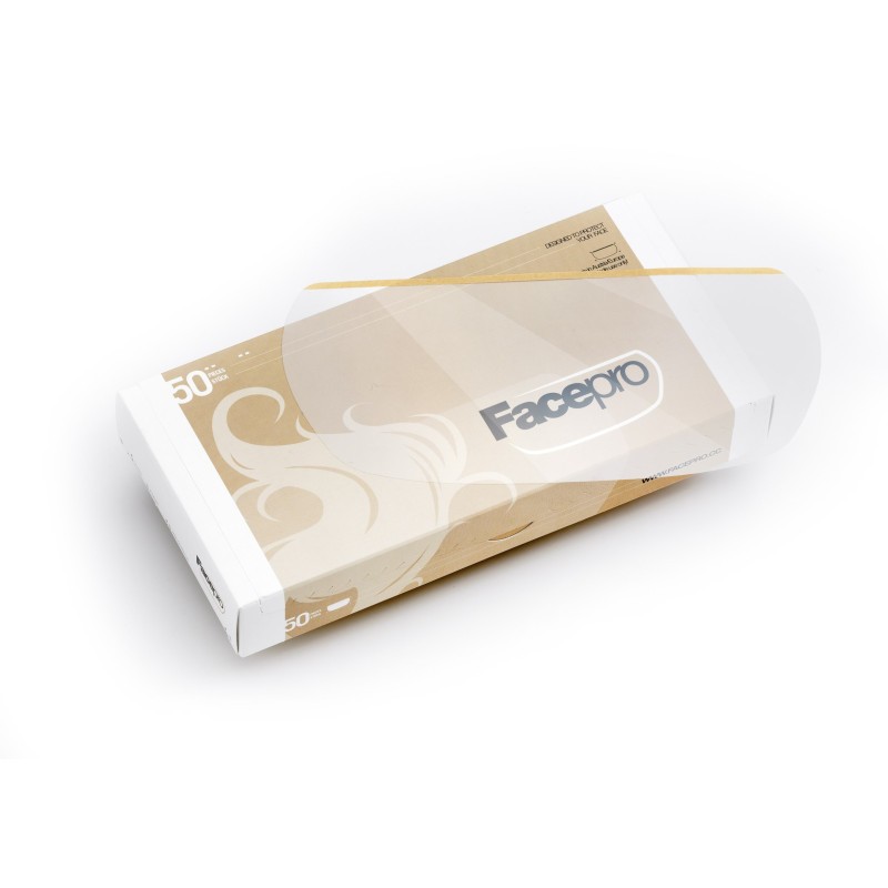 CAIXA 50 PROTECTORS FACIALS FACEPRO