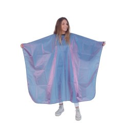CAPA TALL NYLON GRIS I ROSA 145X160 AMB BOTÓ