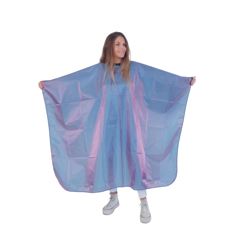 CAPA TALL NYLON GRIS I ROSA 145X160 AMB BOTÓ