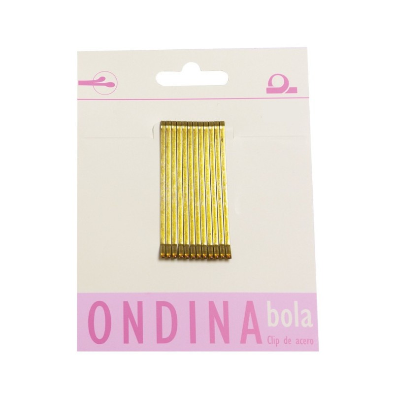 CARTRÓ 12 CLIPS ONDINA BOLA BRONZE 50 MM