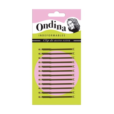 CARTRÓ 12 CLIPS ONDINA BRONZE 70 MM