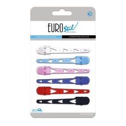 PACK DE 12 UNITATS CARTRÓ 6 PINCES PLÀSTIC COR