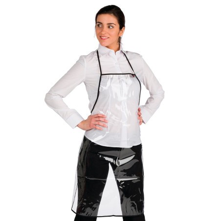 DAVANTAL MODEL 31306075 TRANSPARENT I NEGRE