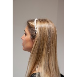 DIADEMA DAURADA AMB PERLES 2 UNITATS