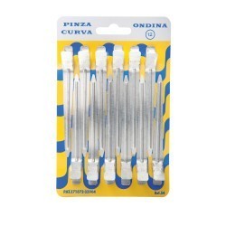 PACK DE 12 UNITATS 12 PINCES CORBADES ALUMINI
