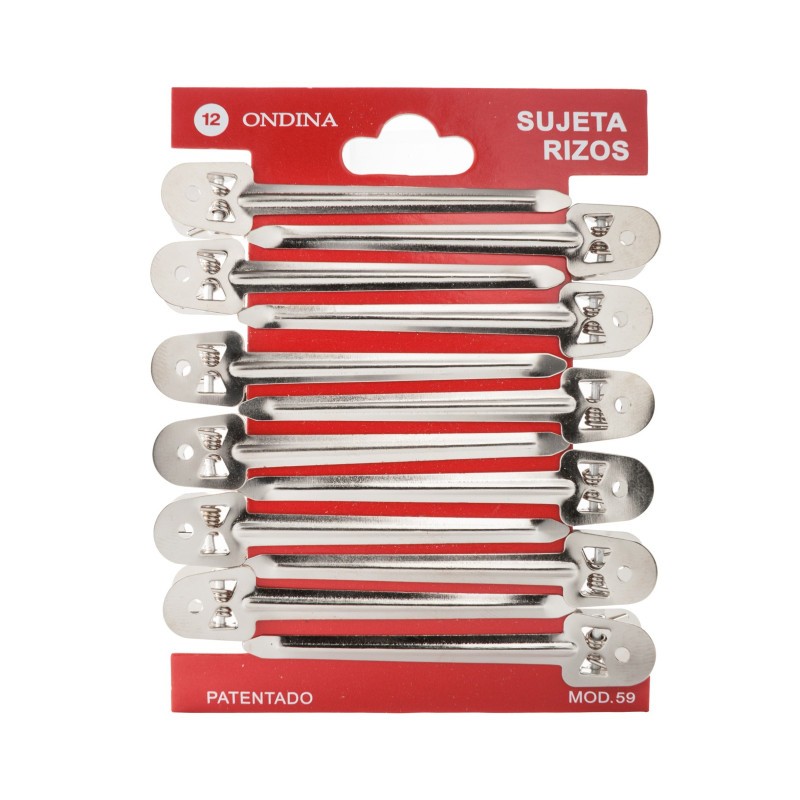 PACK DE 12 UNITATS 12 PINCES METÀL·LIQUES GRANS