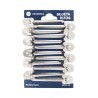 PACK DE 12 UNITATS 12 PINCES METÀL·LIQUES MITJANES