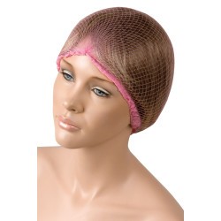 PACK DE 12 UNITS GORRO NIT SIN CINTA ROSA