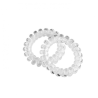 PACK DE 2 GOMES ESPIRAL GRANS 55MM TRANSPARENTS