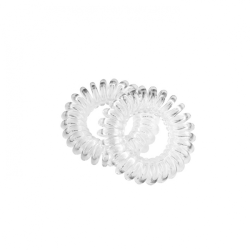 PACK DE 2 GOMES ESPIRAL MITJANES 45MM TRANsPARENTS