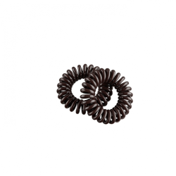 PACK DE 2 GOMES ESPIRAL PETITES 35MM MARRONS