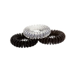 PACK DE 2 GOMES ESPIRAL PETITES 35MM NEGRES