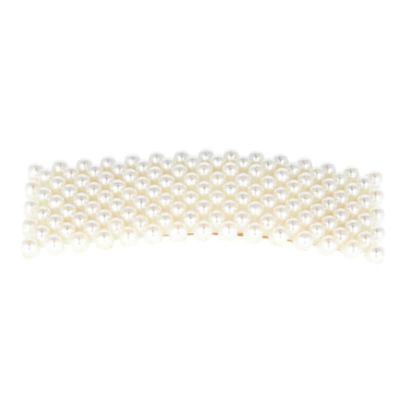 "RANITAS" DAURADES RECTANGULARS AMB PERLES 2 UNITATS