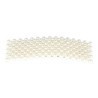"RANITAS" DAURADES RECTANGULARS AMB PERLES 2 UNITATS